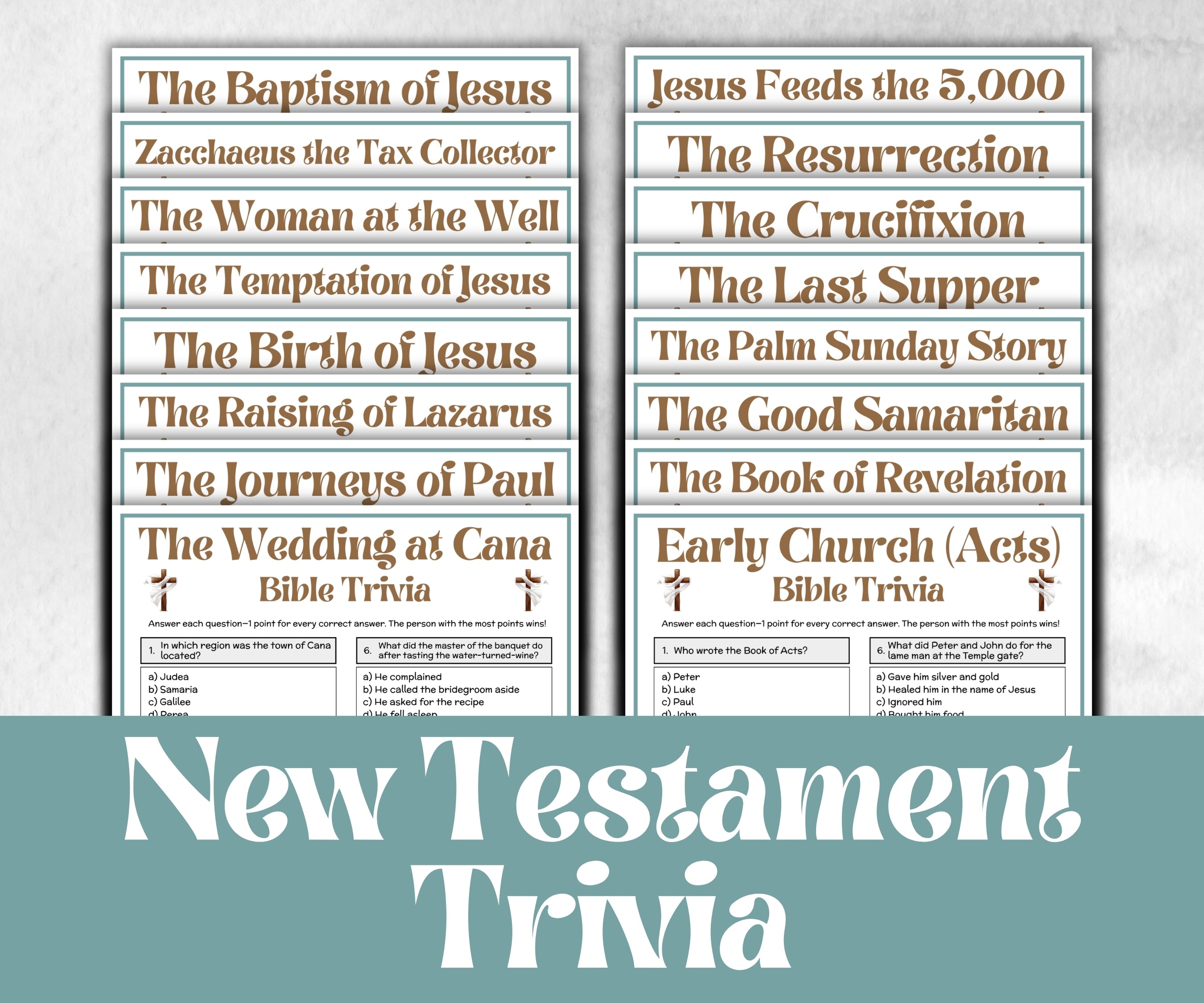 New Testament Trivia Bundle