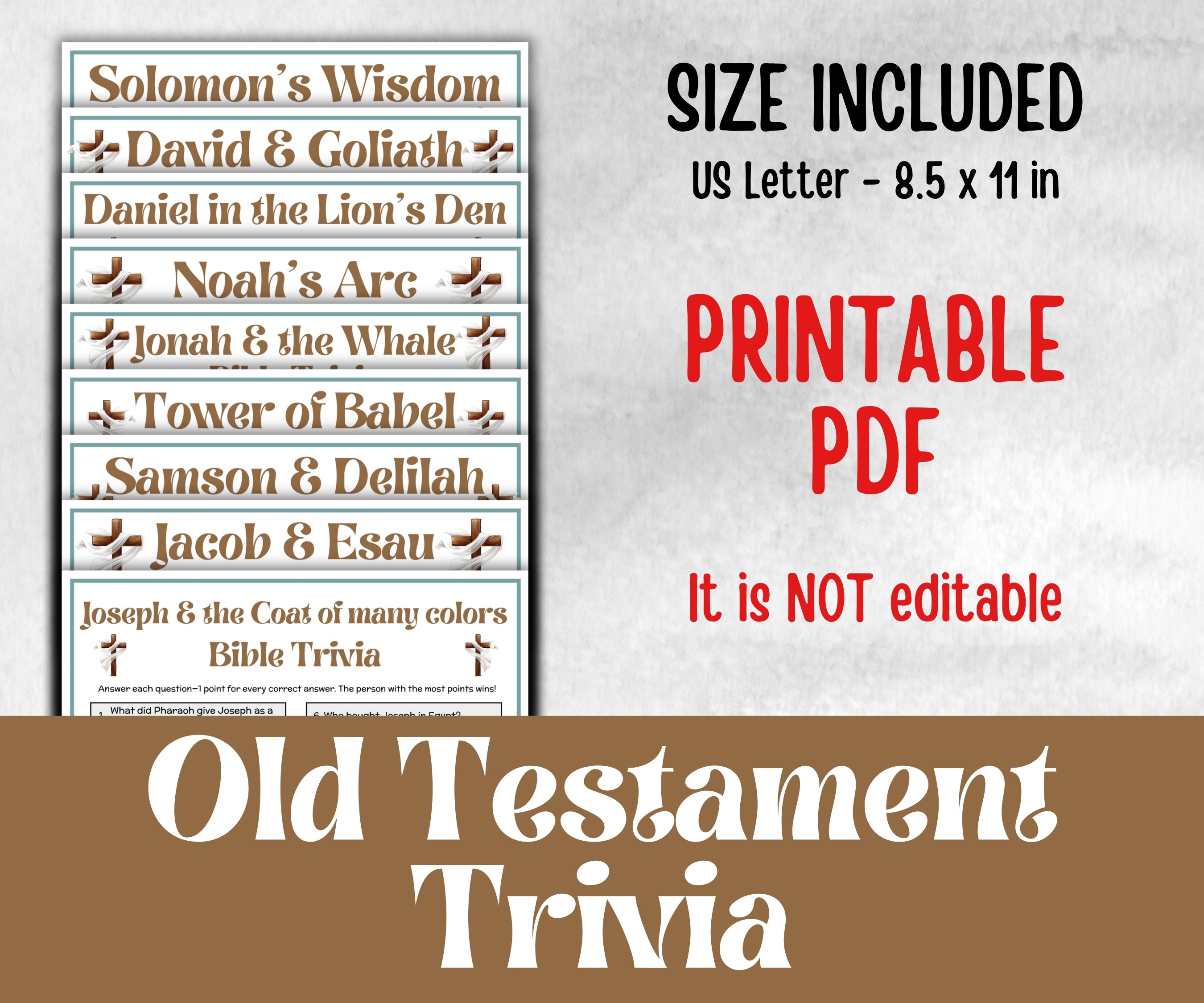 Old Testament Trivia Bundle