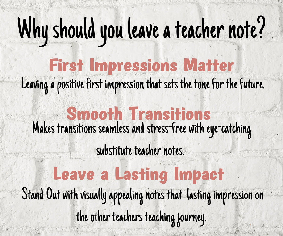 Fillable Editable Substitute teacher Notes I While you were away I Printable Teacher Notes I Substitute teacher I Relief Teacher Notes