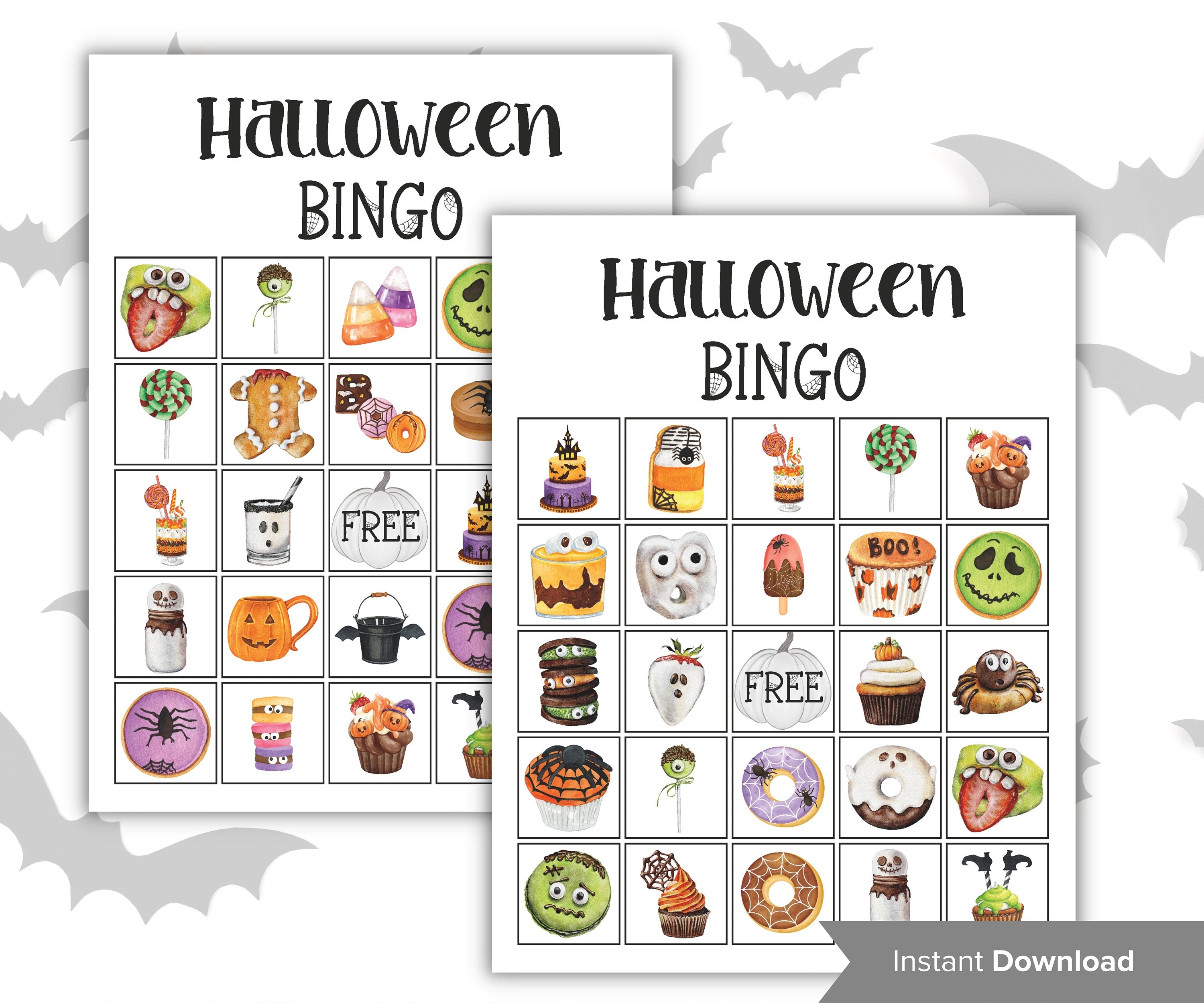 Halloween Bingo, Mix and mingle bingo, Halloween Bingo Card, Halloween Activities, Printable Bingo, Classroom Bingo, School Halloween, Adult-Halloween Printables -TheHustlingCatLady-Party Games