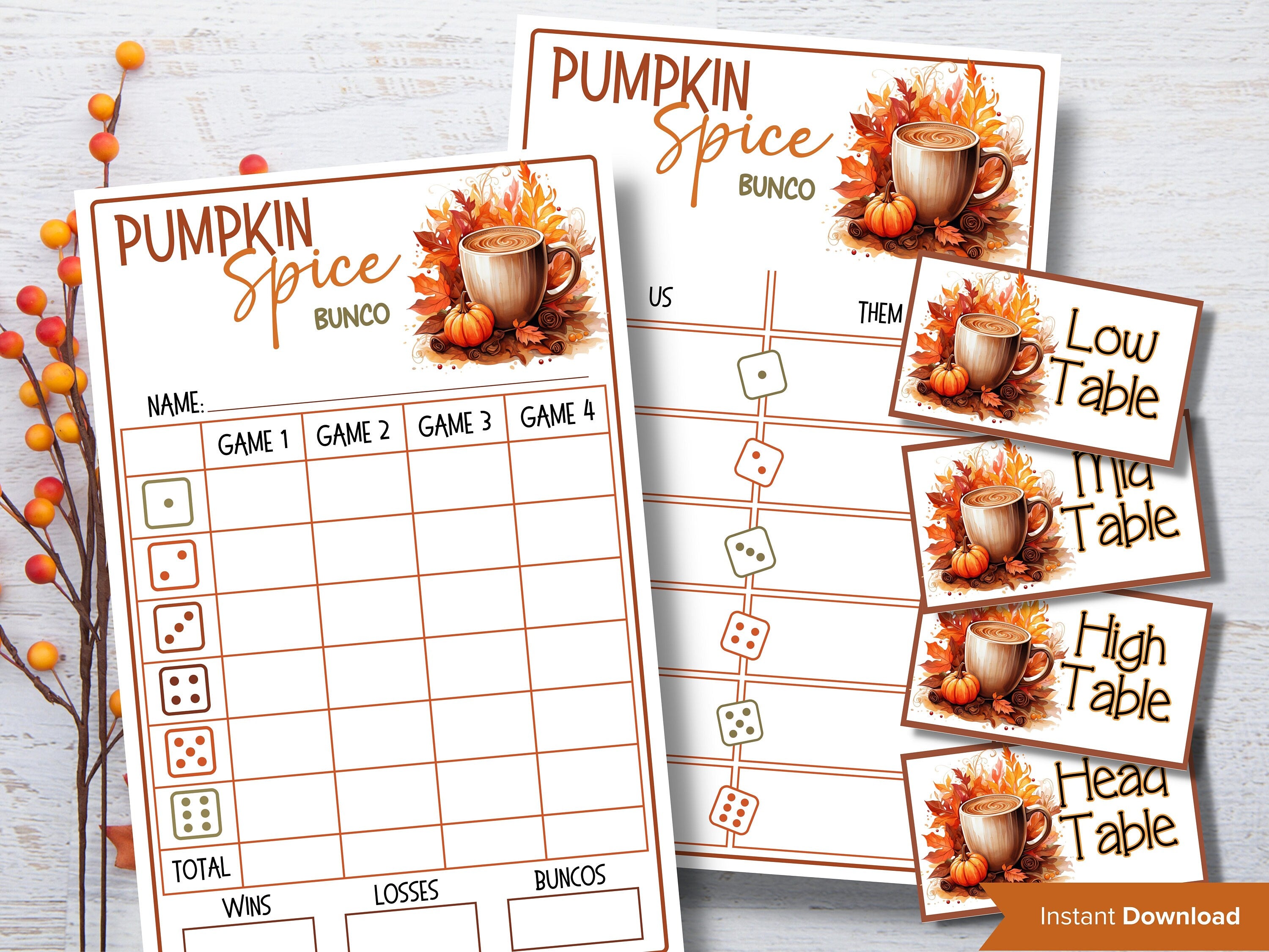 bunco score cards i thanksgiving printable bunco cards i bunco