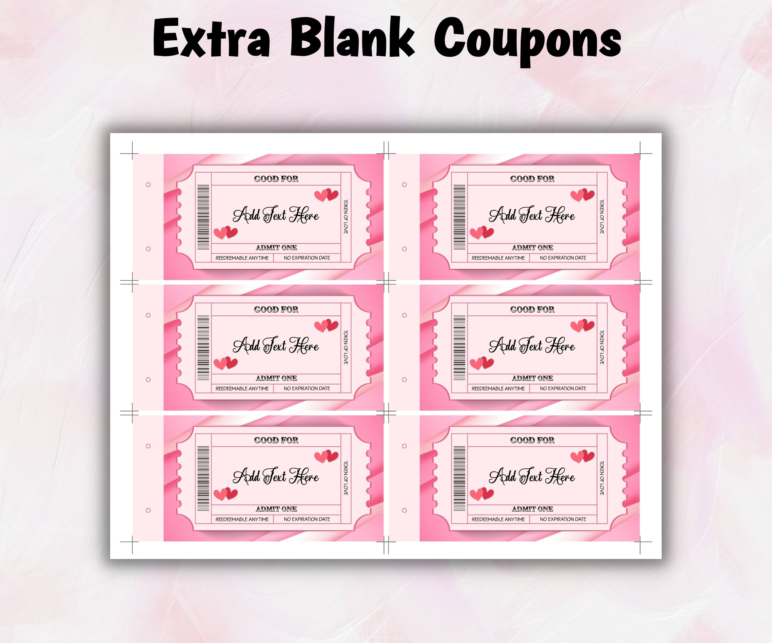 Valentine Coupon Book | Valentine'S Day Gift | Printable Coupon Book | Printable Valentines Coupons | Love Coupons | Gifts For Her I For Kid
