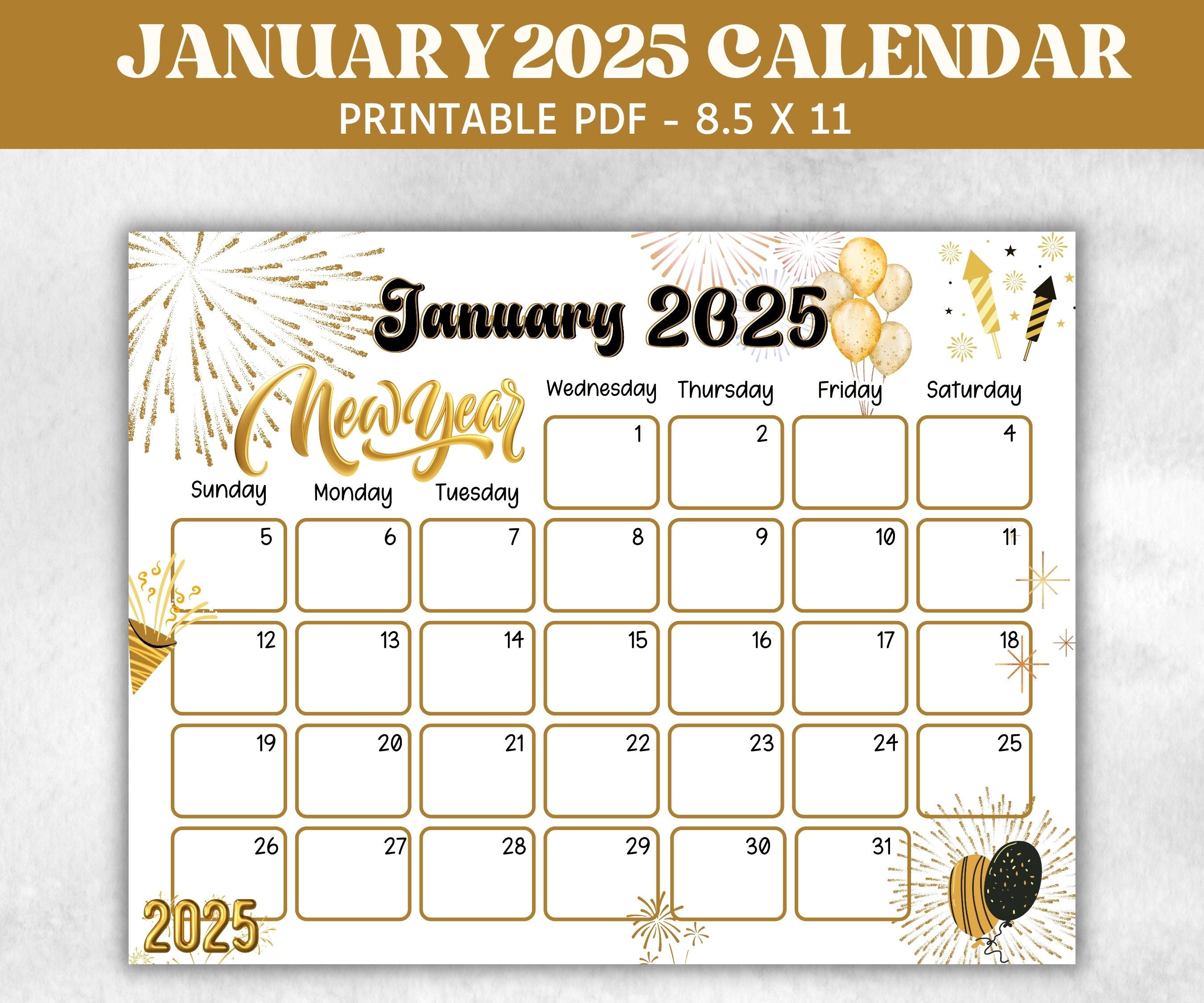 kids january calendar, printable, 2025 calendar, homeschool