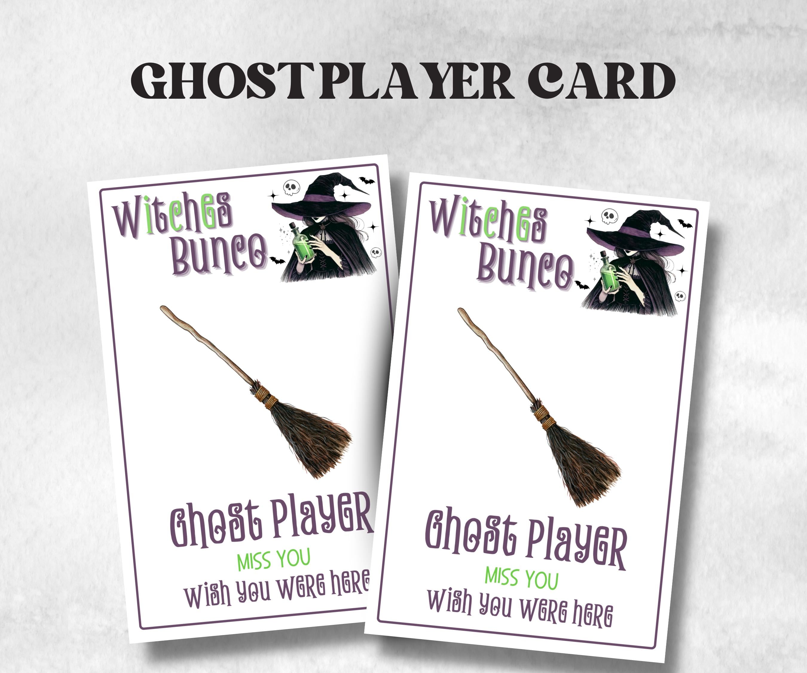 Printable Witches Bunco Score Sheet, Halloween Bunco Invitation, Bunco Game, Tally Sheet, bunco score cards, Witchy bunco night, Bunco Night-Halloween Printables -TheHustlingCatLady-Party Games