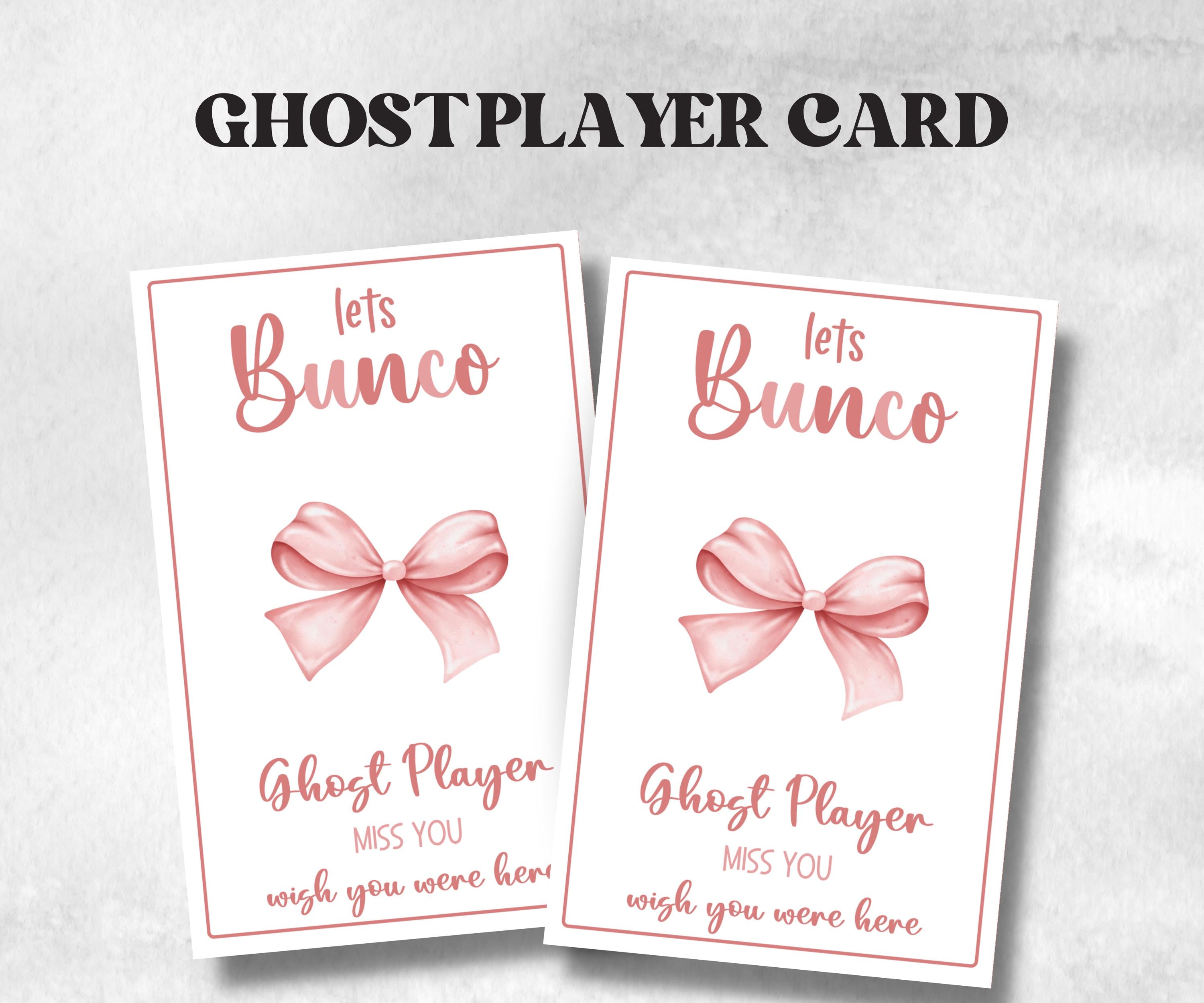 Happy Birthday Bunco, Birthday Party ideas, Printable Party Favors, Score Sheet, Ghost player, Tally Sheets, Birthday Gift, Family reunion- -TheHustlingCatLady-Party Games