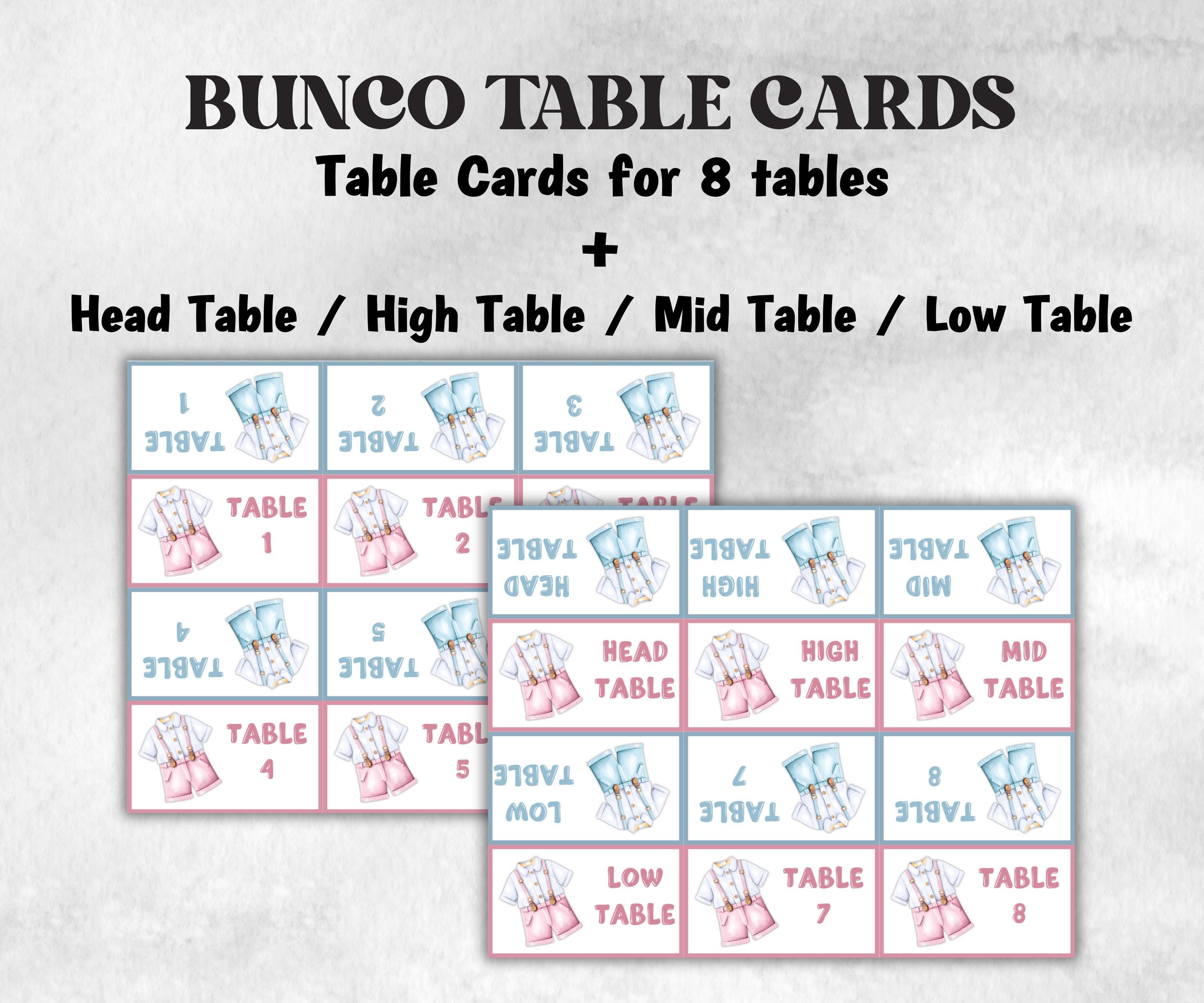 Pink and Blue Baby shower Bunco, Baby shower Party ideas, Printable Party Favors, Score Sheet, Ghost player, Tally Sheets, baby Shower Gift- -TheHustlingCatLady-Party Games
