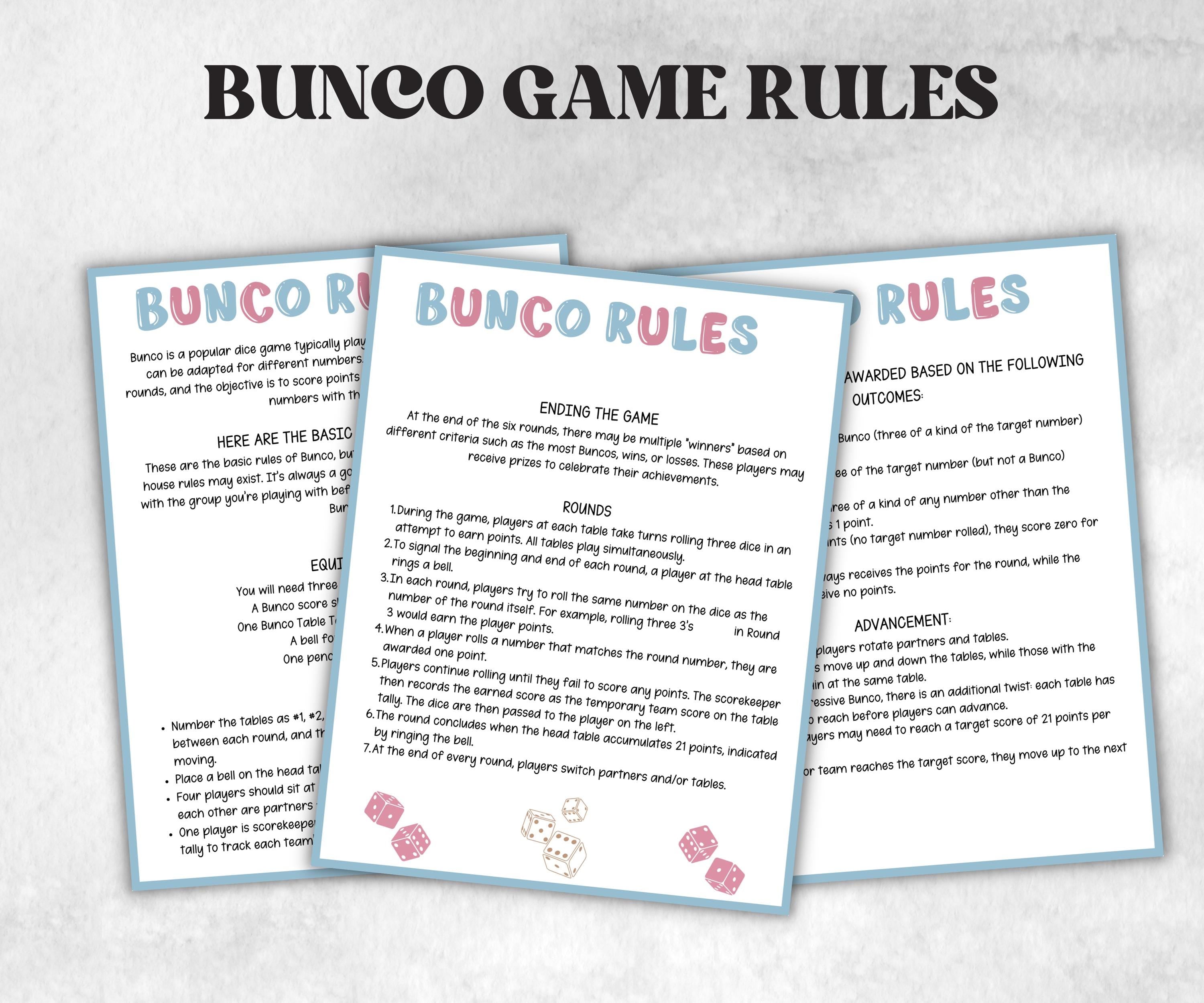 Pink and Blue Baby shower Bunco, Baby shower Party ideas, Printable Party Favors, Score Sheet, Ghost player, Tally Sheets, baby Shower Gift- -TheHustlingCatLady-Party Games