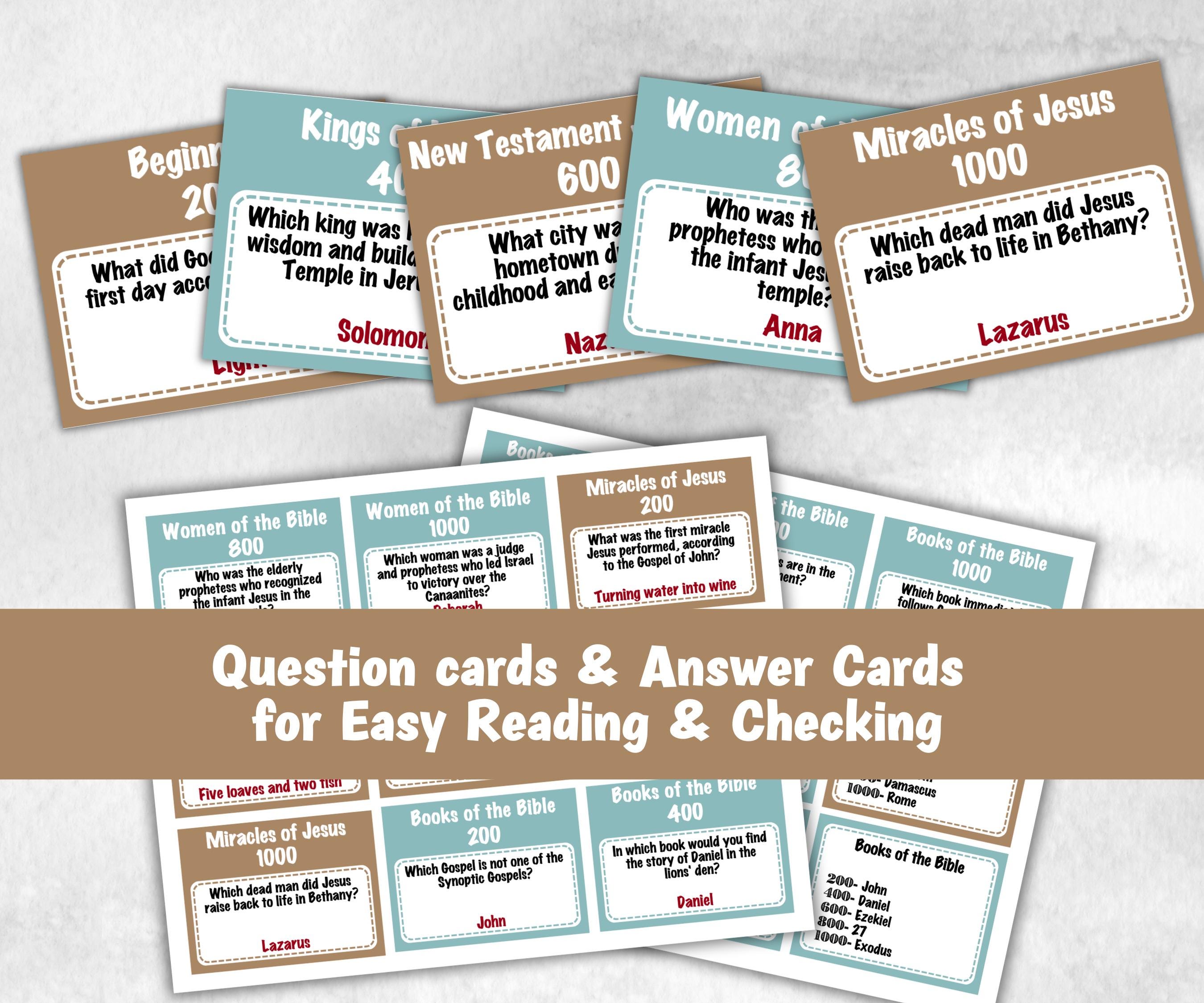 Bible Jeoparty Sunday School Game, Christian Bible Study, Youth Group, Womens Ministry, Printable kids adults game, Group Bible Retreat game-Christmas -TheHustlingCatLady-Party Games
