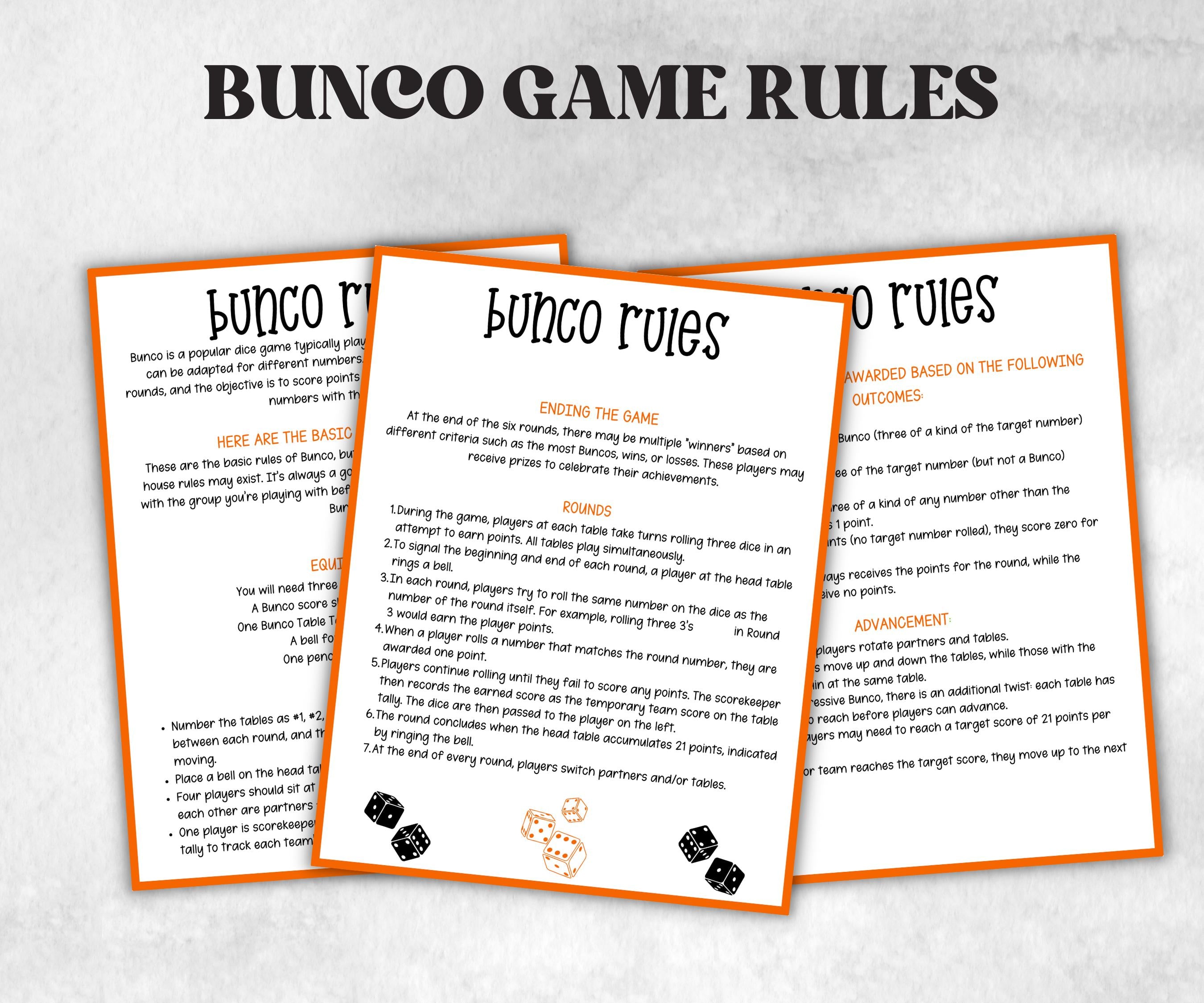 Printable Hey Boo Bunco Score Sheet, Halloween Bunco Invitation, Bunco Game, Tally Sheet, bunco score card, Ghostly bunco night, Bunco Night-Halloween Printables -TheHustlingCatLady-Party Games