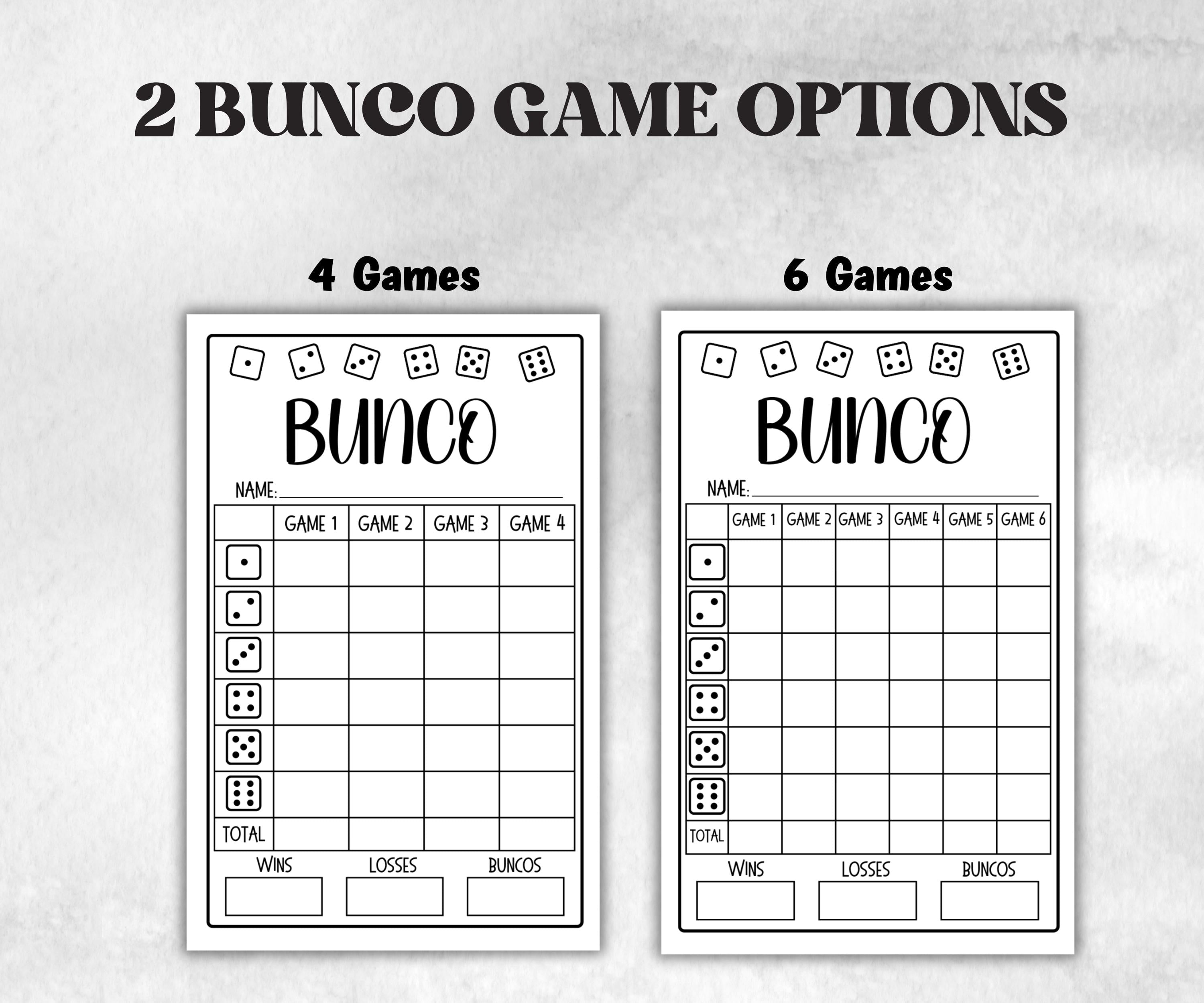 White and Black Bunco, Birthday Party ideas, Printable Party Favors, Score Sheet, Ghost player, Tally Sheets, Birthday Gift, Family reunion- -TheHustlingCatLady-Party Games