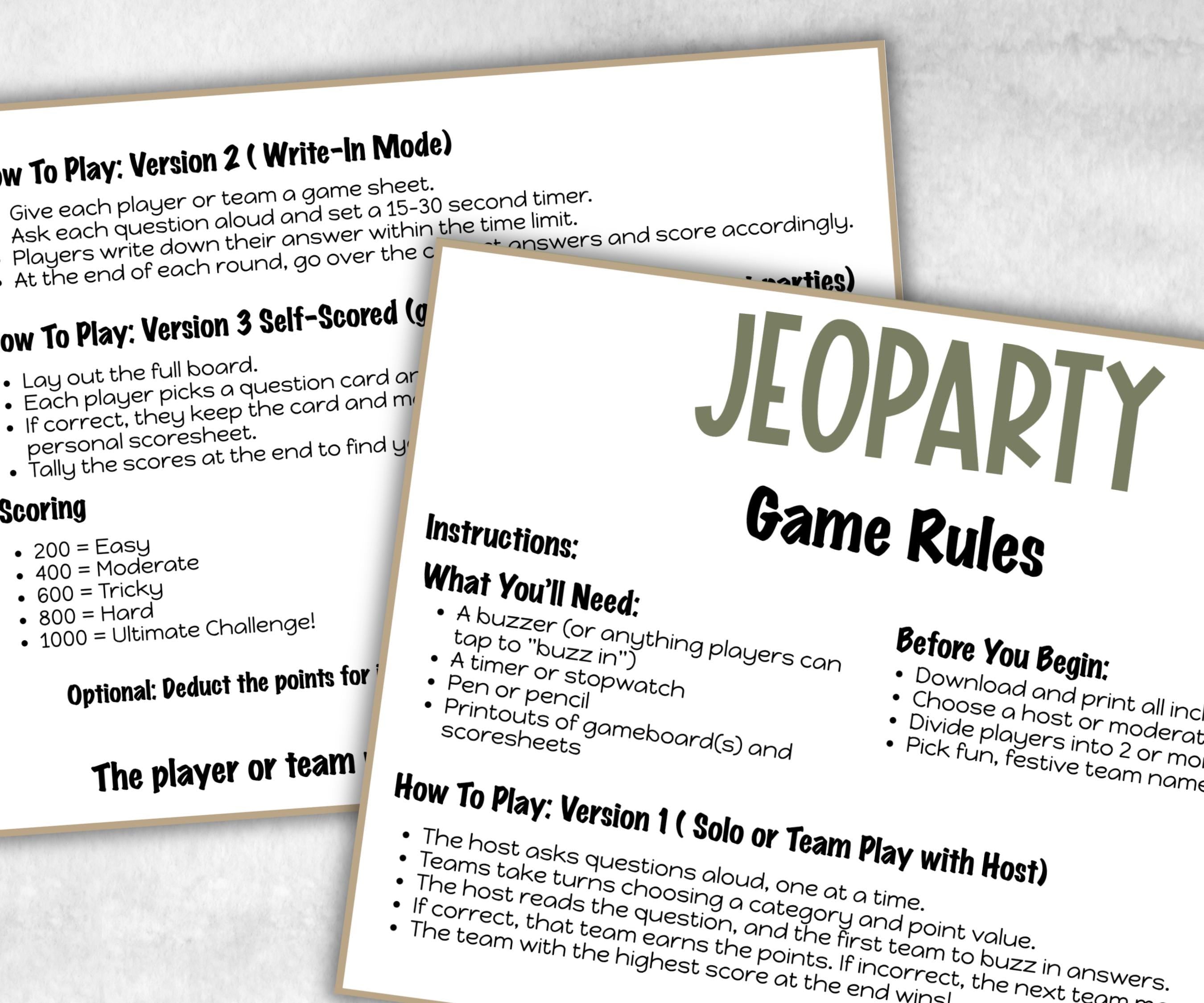 Christian Bible Study game, Bible Jeoparty Sunday School, Youth Group, Womens Ministry, Printable kids adults game, Group Bible Retreat game-Christmas -TheHustlingCatLady-Party Games