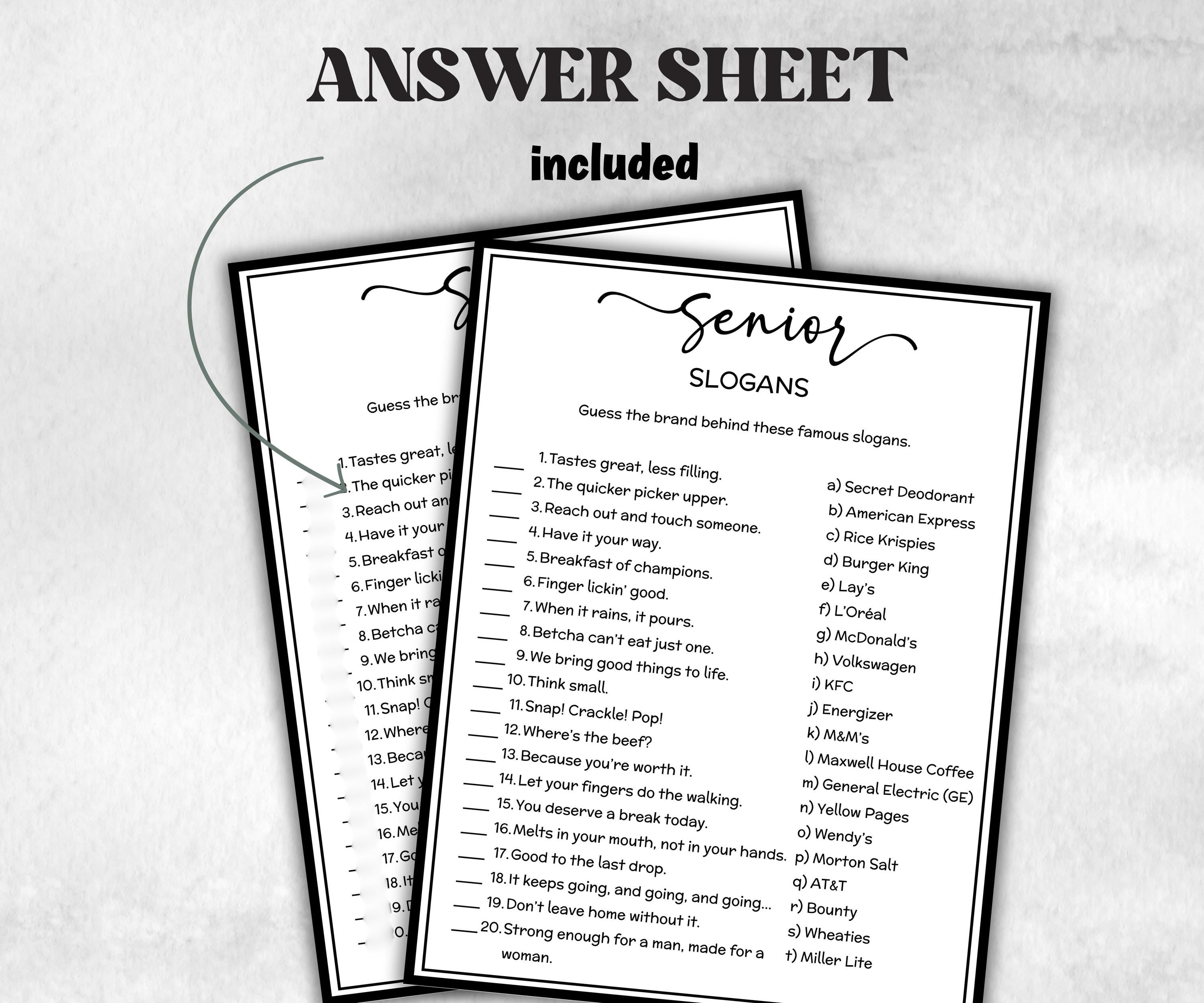 Elderly Retirement games bundle, senior birthday memory game, Senior Living trivia, brain teasers, activity for seniors, grandparents games-Holidays -TheHustlingCatLady-Party Games
