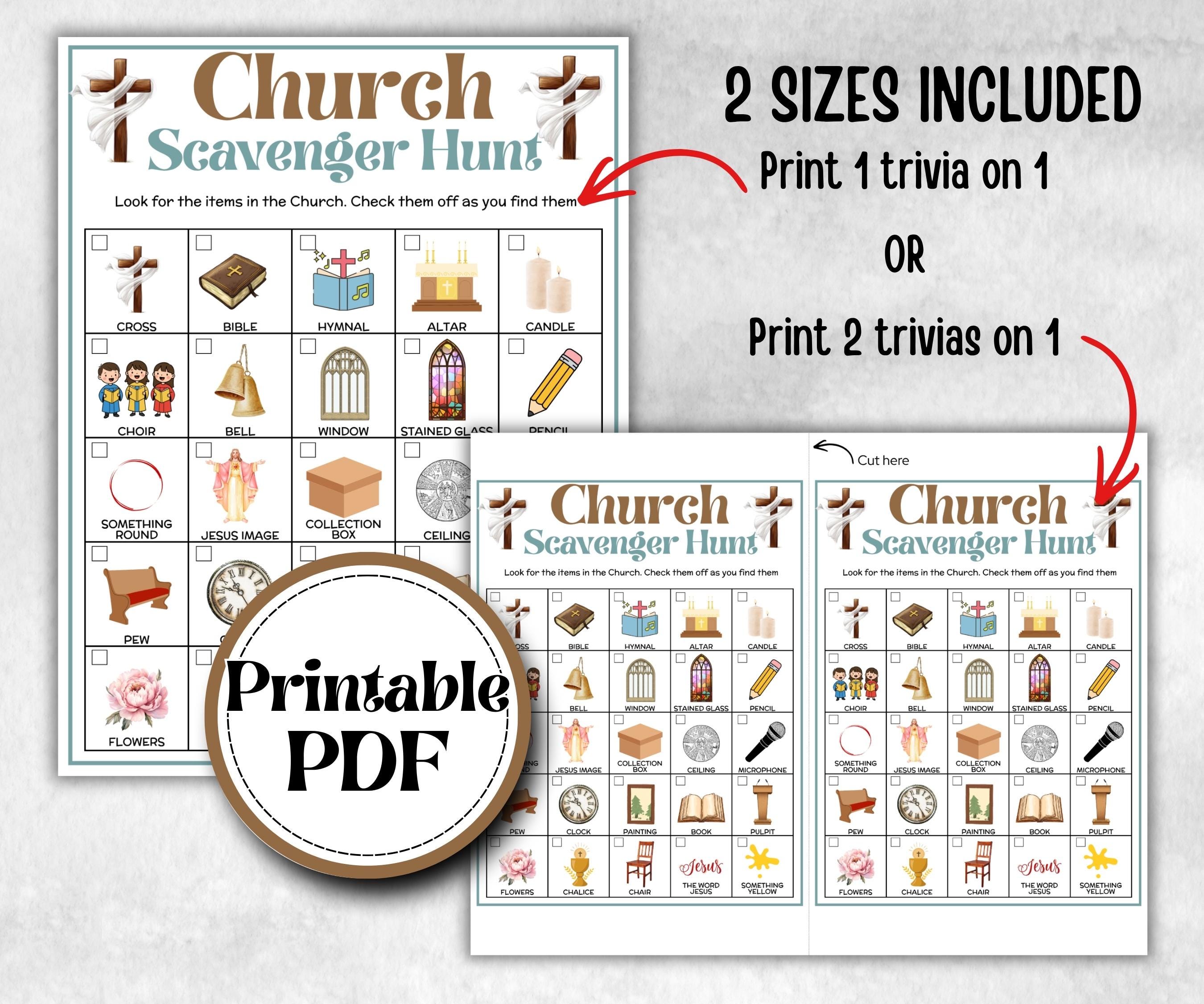 Church Photo Scavenger Hunt, Holiday Bible Camp, womens retreat group, Family Game Night, Kids Church Game, Teen Treasure Hunt, Group Hunt