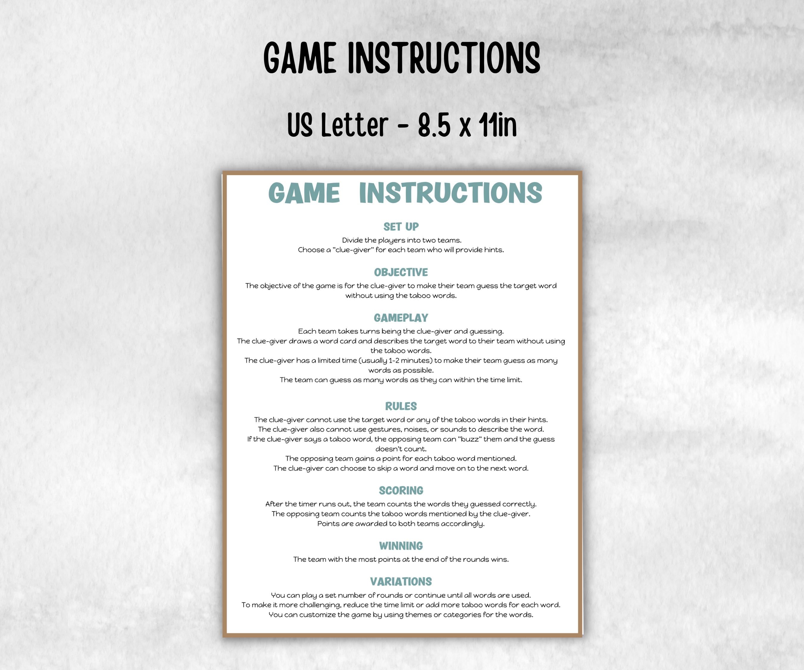 Bible Forbidden Words, Christian Game, Bible Verse, Cathloic Event, First Communion Game, Church Icebreaker game, Easter Activity, Christmas