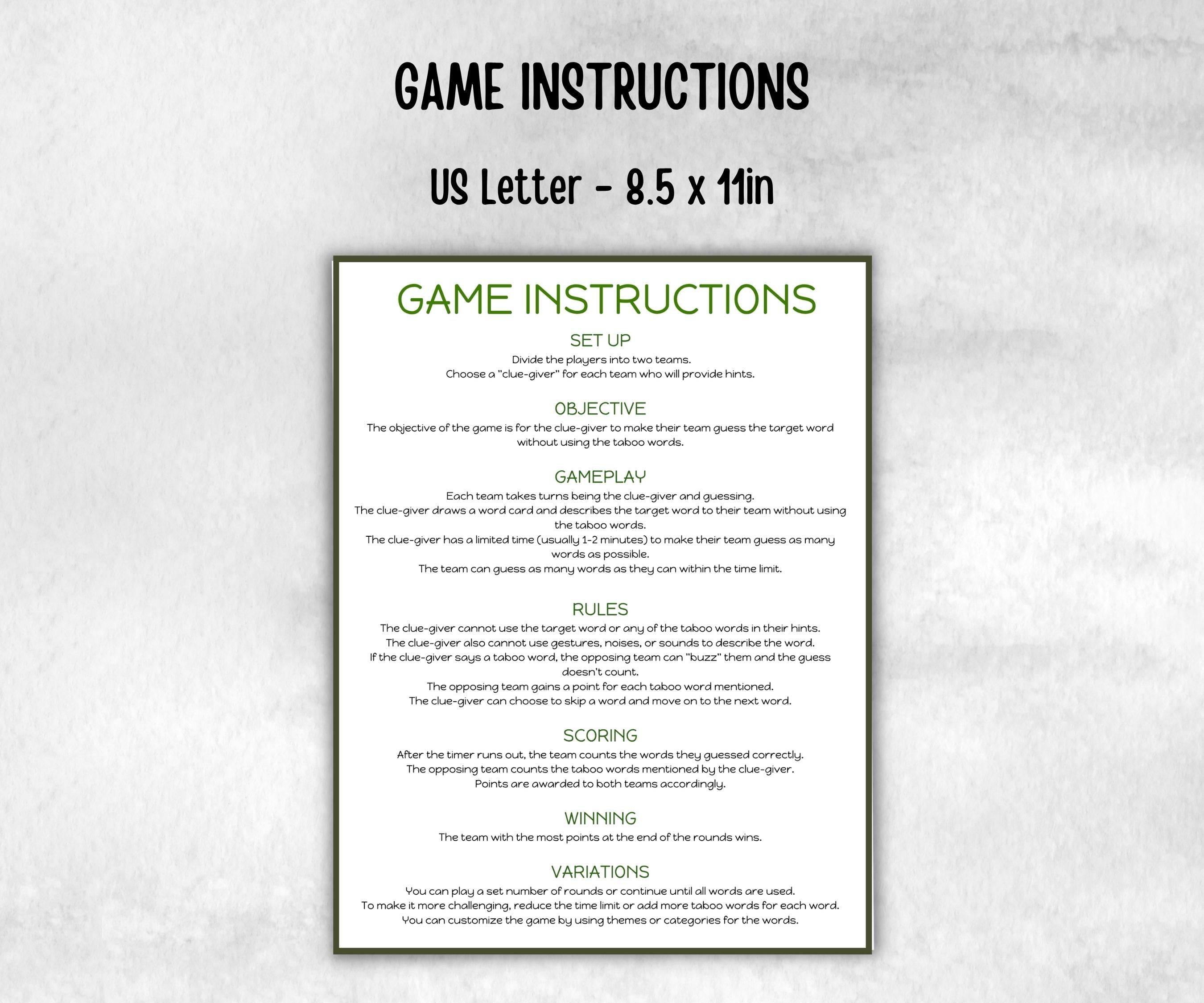 Green Baby Shower Forbidden Words, Funny Shower Game, Spring Ladies Brunch, Coed Pregnancy Game, Girl Boy Shower, expecting mom dad gift