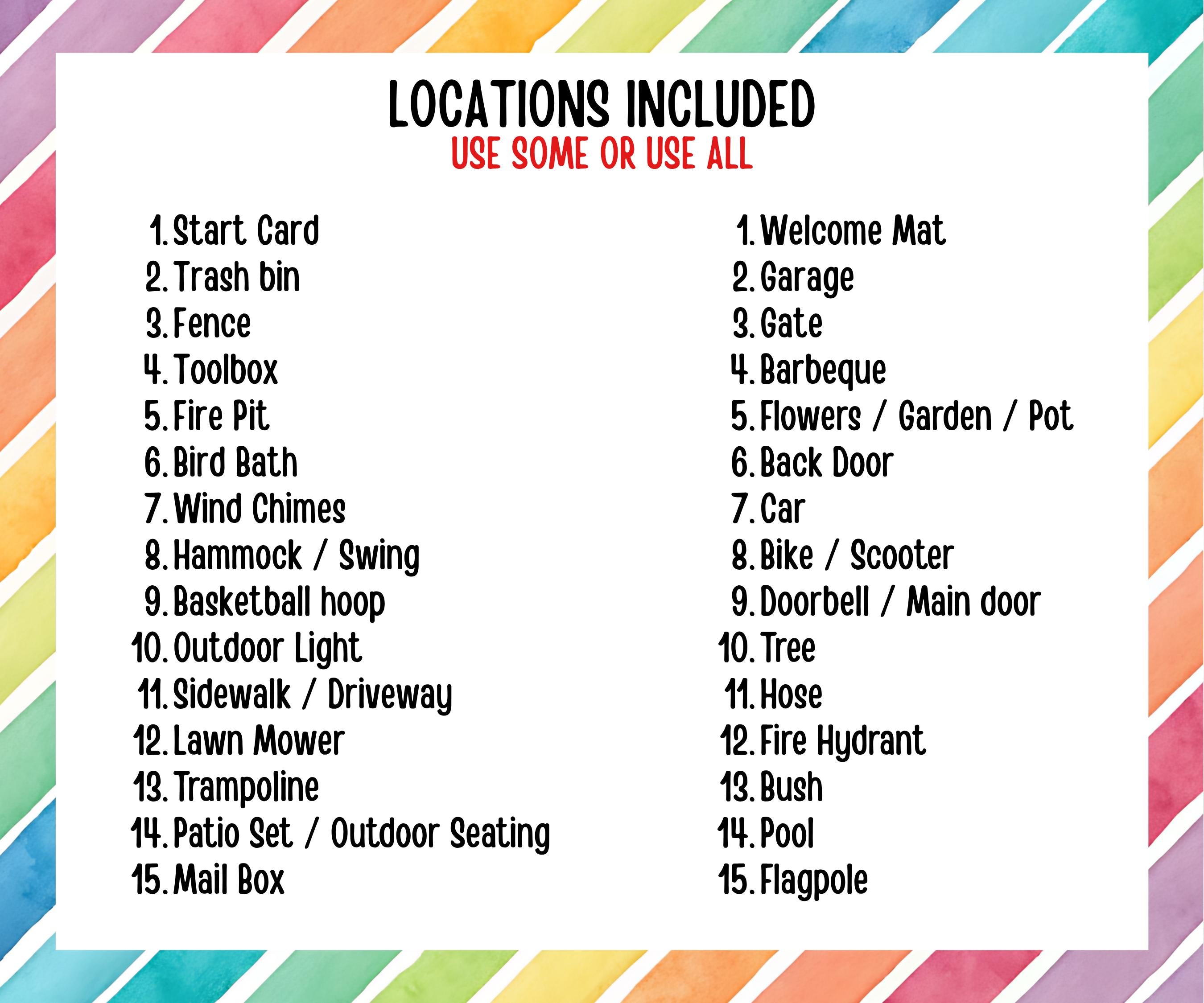 Teen Tween Outdoor Birthday Scavenger Hunt, Boy Girl Birthday, game for older kid, milestone birthday gift, tricky treasure hunt, 30 clues