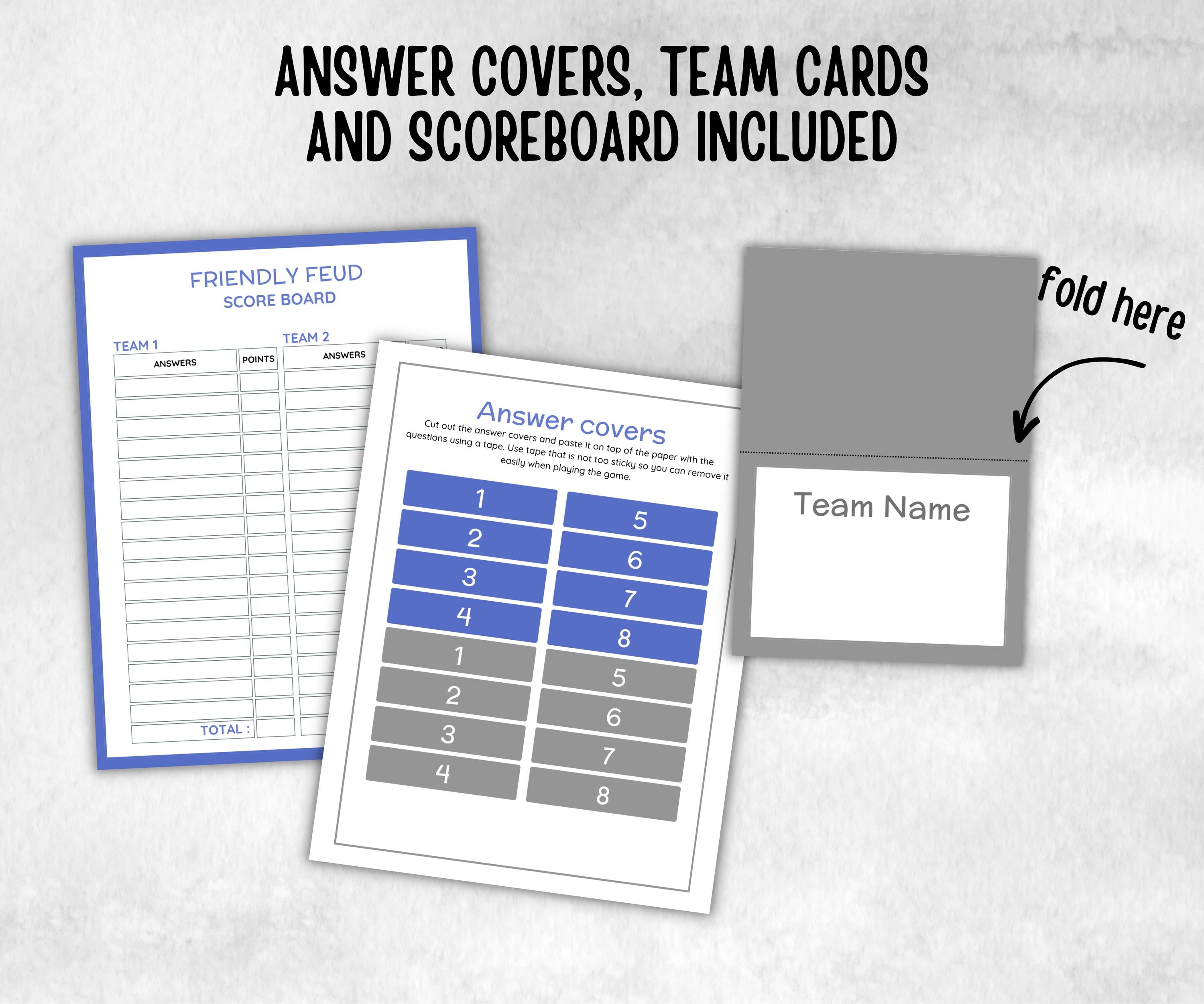 Office Work Friendly Feud, Office Teambuilding, Coworker Retirement, Birthday Party, Welcome Party, Office Group Party, Jeoparty style game