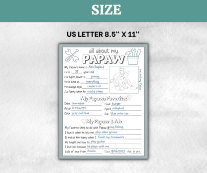 Personalized Papaw Questionnaire