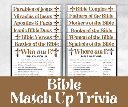 Bible Match Up Trivia Bundle