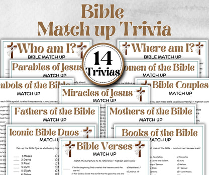 Bible Match Up Trivia Bundle