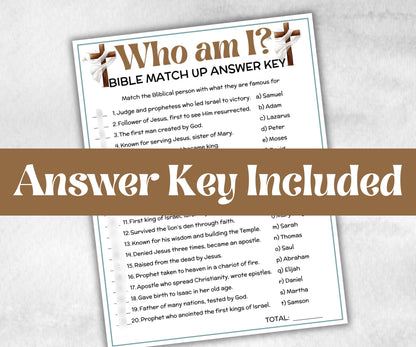Bible Match Up Trivia Bundle