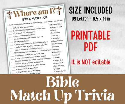 Bible Match Up Trivia Bundle