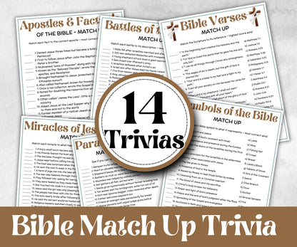 Bible Match Up Trivia Bundle