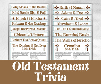 Old Testament Trivia Bundle