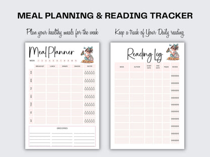 75 Soft Challenge I Printable Challenge I Healthy Habits Tracker I Self Care Tracker I Printable Tracker I Fitness Journal I Mindful Eating- -TheHustlingCatLady-Calendars & Planners