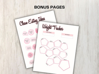 75 Soft Challenge I Printable Challenge I Healthy Habits Tracker I Self Care Tracker I Printable Tracker I Fitness Journal I Mindful Eating- -TheHustlingCatLady-Calendars & Planners