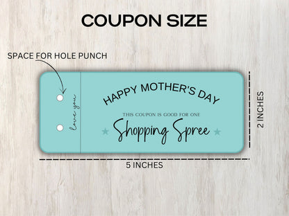 Mother's Day Coupons I Printable Coupons I Mom Coupon Book I Gifts for mothers I for her I Babysitting coupon I Last minute gift 003-Mother&#39;s/Father&#39;sDay -TheHustlingCatLady-Greeting Cards