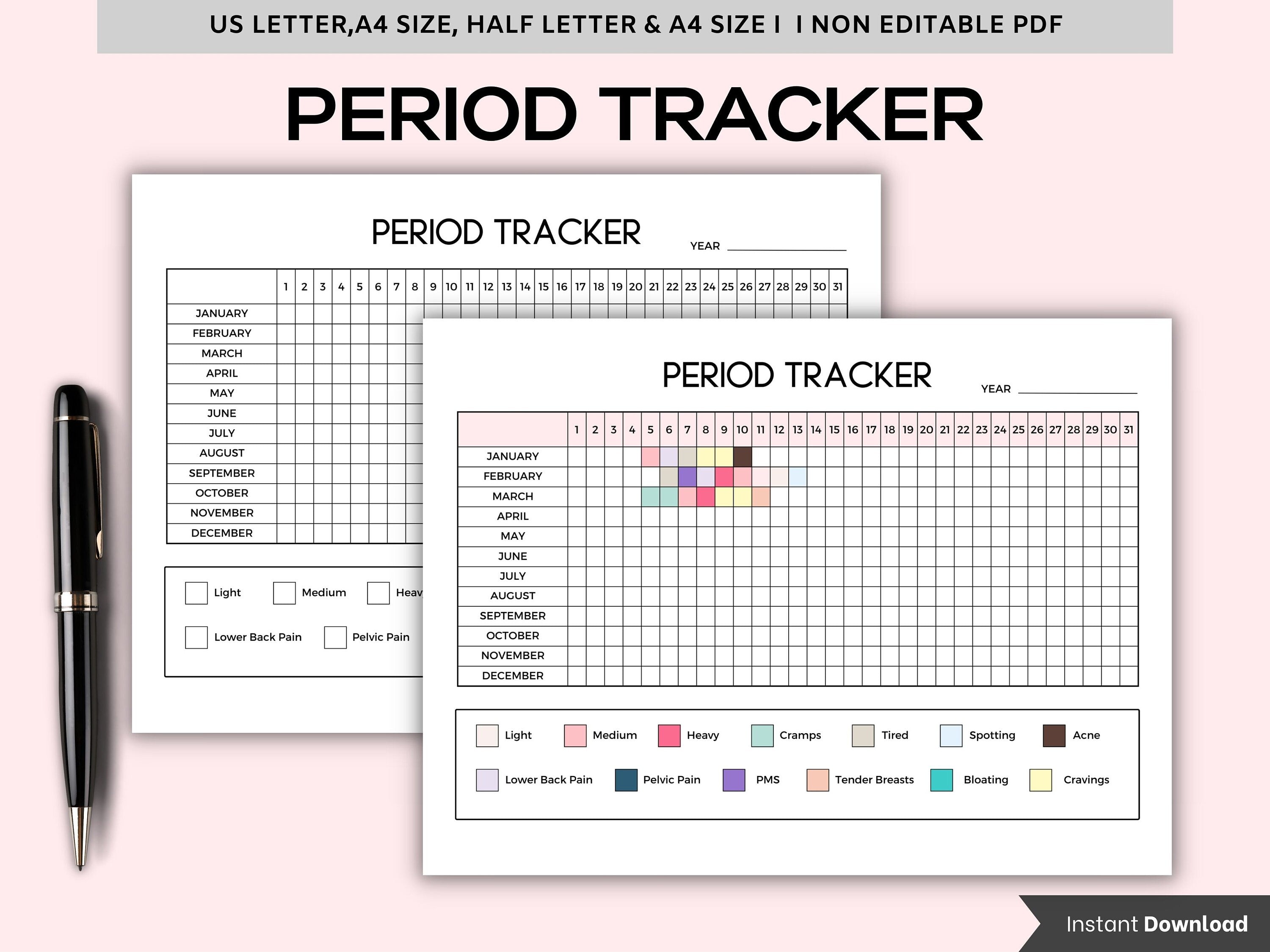 Period Chacker Period Tracker – The Hustling Cat Lady