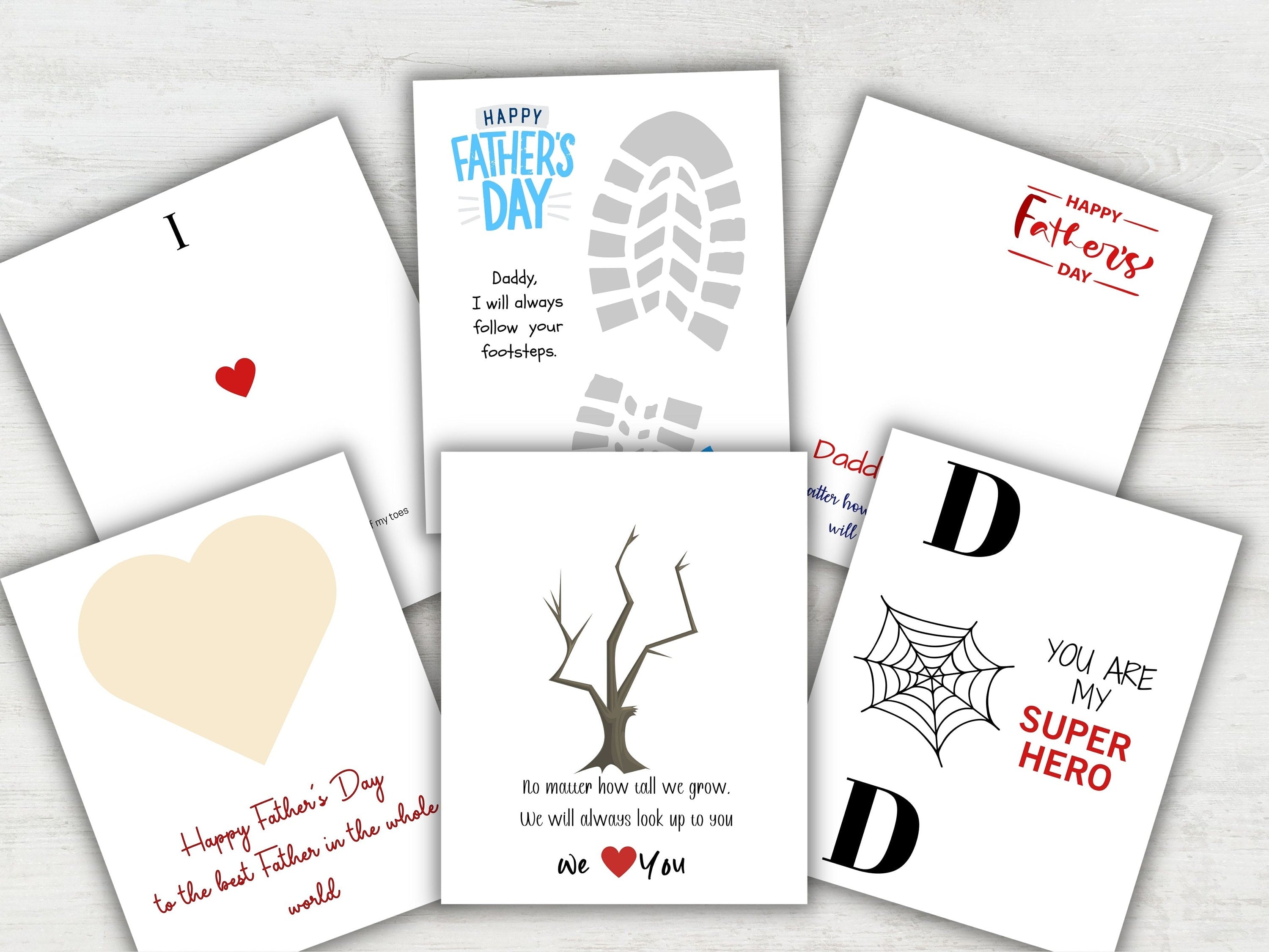 Fathers Day Handprint art-Mother&#39;s/Father&#39;sDay -TheHustlingCatLady-Digital Prints