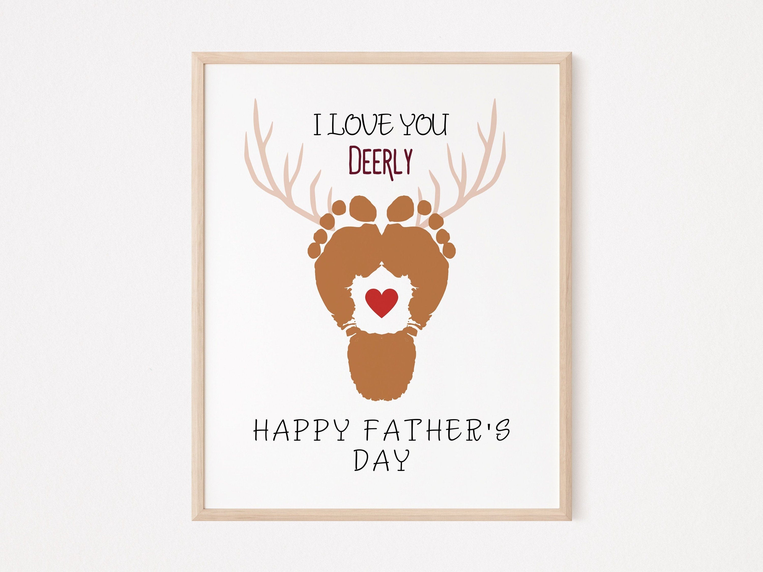Fathers Day Handprint art-Mother&#39;s/Father&#39;sDay -TheHustlingCatLady-Digital Prints