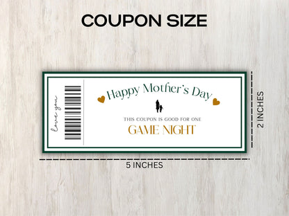 Mother's Day Coupons I Printable Coupons I Mom Coupon Book I Gifts for mothers I for her I Babysitting coupon I Last minute gift 003-Mother&#39;s/Father&#39;sDay -TheHustlingCatLady-Greeting Cards