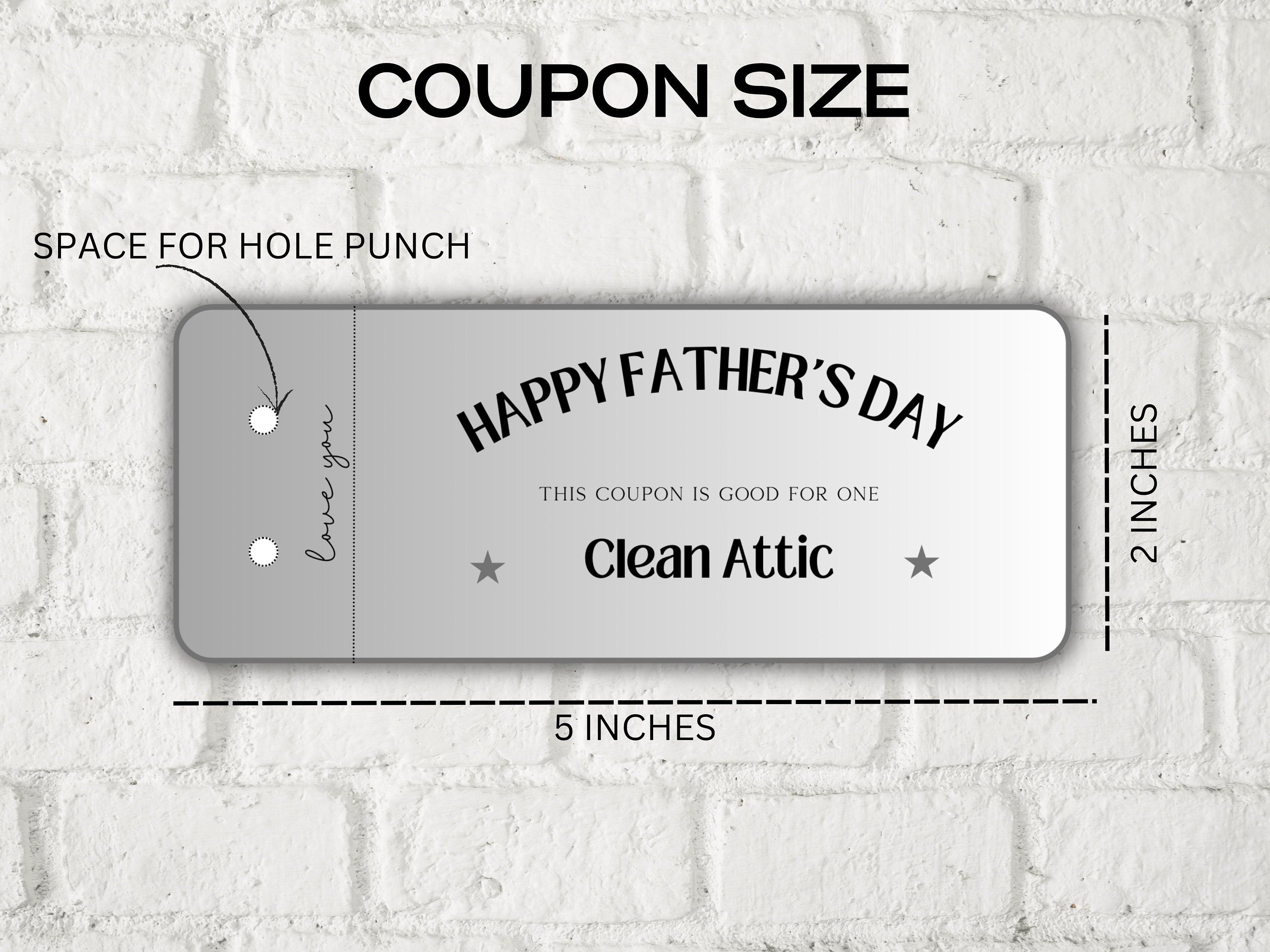 Father's Day Coupons I Printable Coupons I Daddy Coupon Book I Gift for Dad I Gift for Daddy I personalized father I Last minute gift 003-Mother&#39;s/Father&#39;sDay -TheHustlingCatLady-Templates