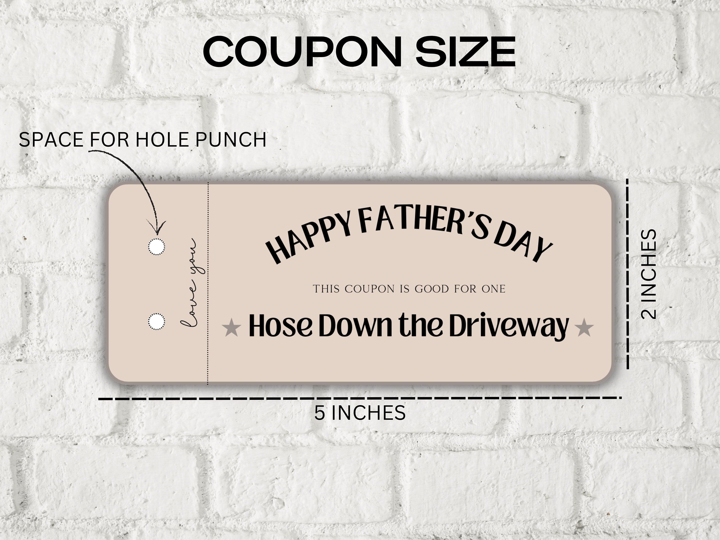 Father's Day Coupons I Printable Coupons I Daddy Coupon Book I Gift for Dad I Gift for Daddy I personalized father I Last minute gift 003-Mother&#39;s/Father&#39;sDay -TheHustlingCatLady-Templates
