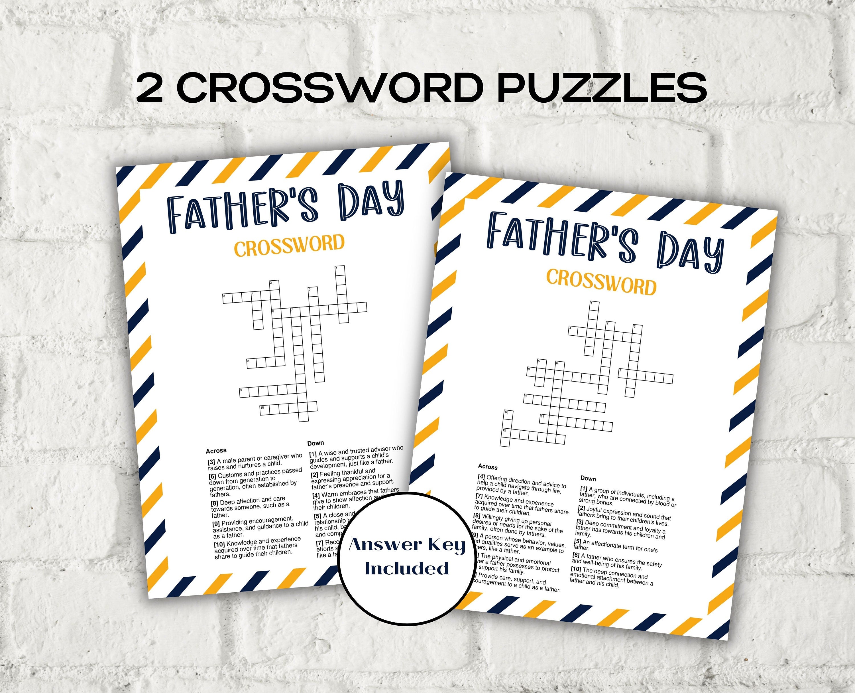 Fathers Day Vocabulary Puzzle Bundle I Printable Father's Day Games For Kids Teens and Adults | Party Activities | Classroom Games 005-Mother&#39;s/Father&#39;sDay -TheHustlingCatLady-Party Games