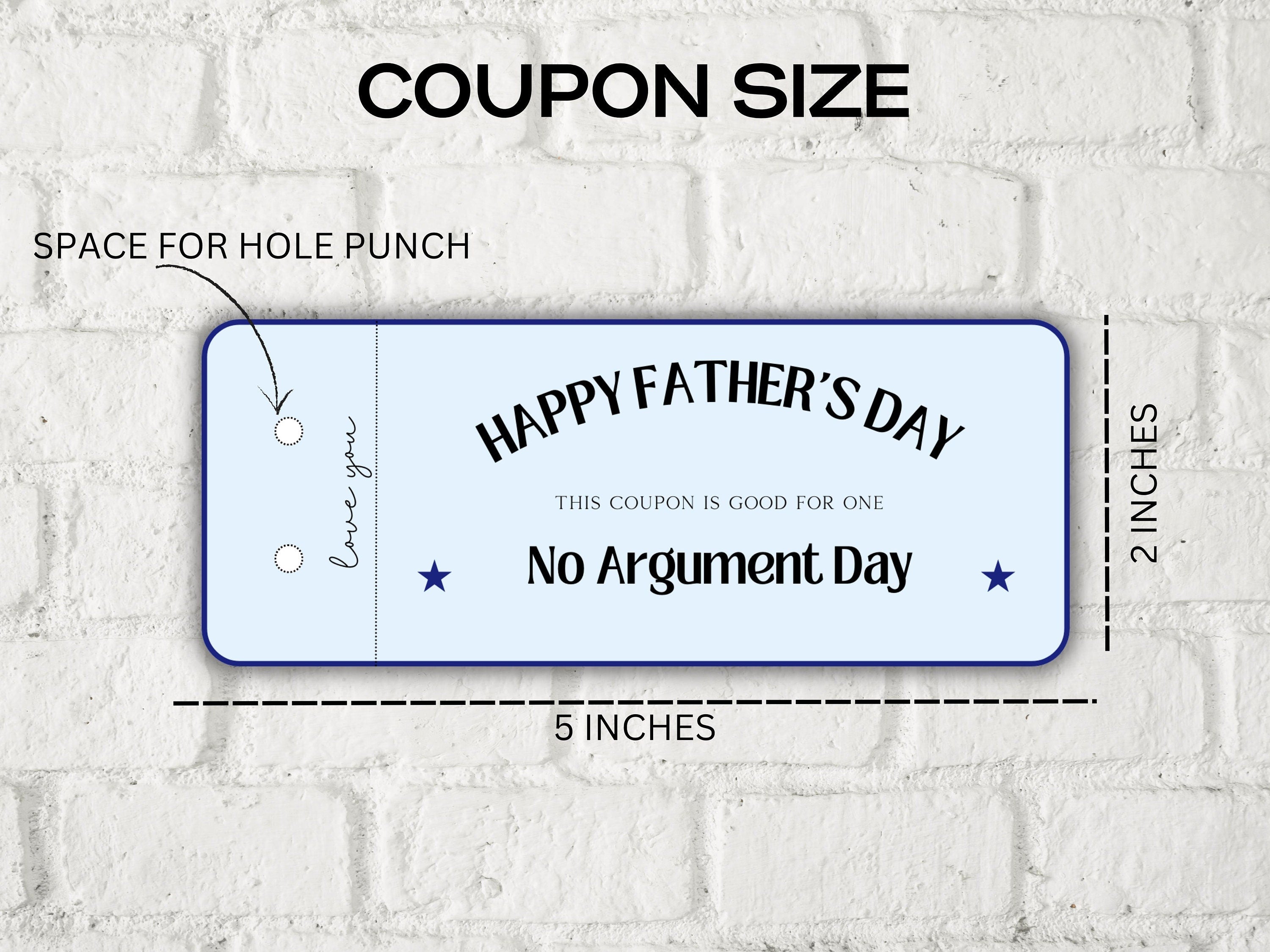 Father's Day Coupons I Printable Coupons I Daddy Coupon Book I Gift for Dad I Gift for Daddy I personalized father I Last minute gift 003-Mother&#39;s/Father&#39;sDay -TheHustlingCatLady-Templates