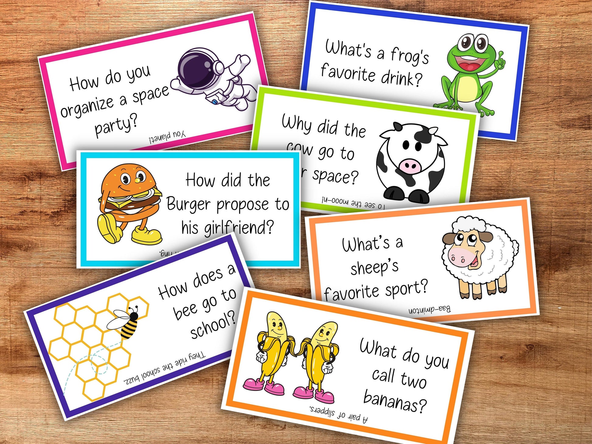 Printable 80 Lunchbox Jokes for Kids | Joke Cards | Funny Riddle Notes | Back to School | Personalized Lunchbox Notes I Lunch Box Notes