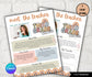 Groovy Meet The Teacher I Third grade Teacher I Boho teacher I Meet the Teacher Bundle I Canva Template I Editable Template