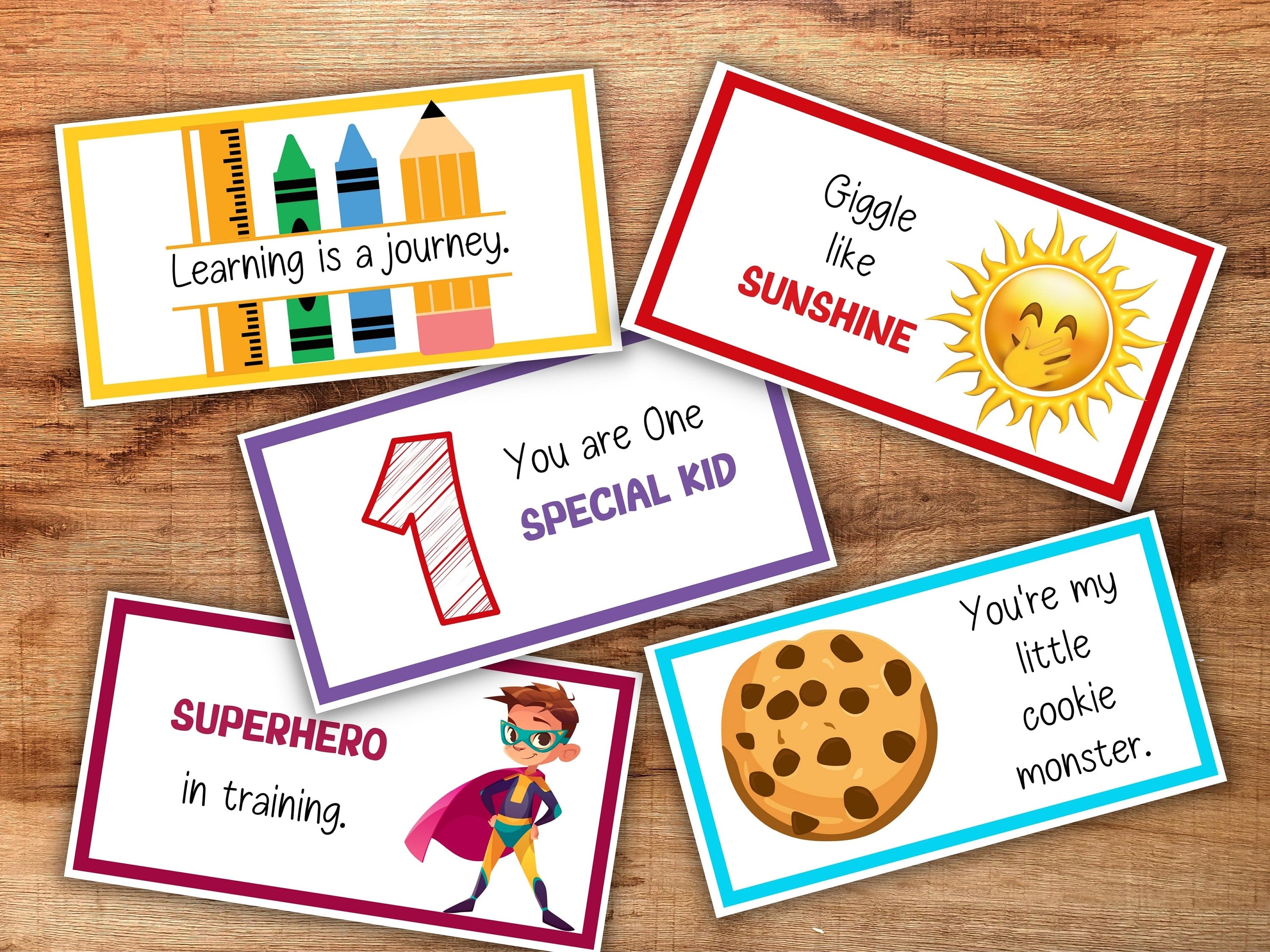 80 Lunchbox Notes for Kids | Positive & Encouraging Notes | Back to School Notes I Motivational Notes | Positive affirmation notes