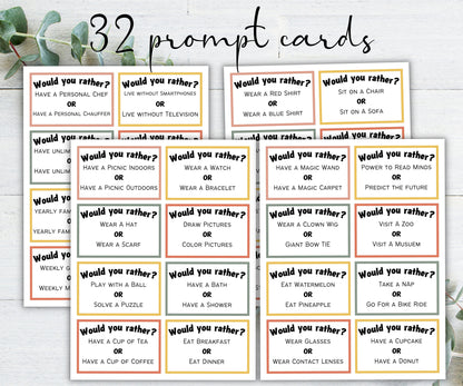 Dementia Would you rather game, Dementia Activities,- -TheHustlingCatLady-Party Games