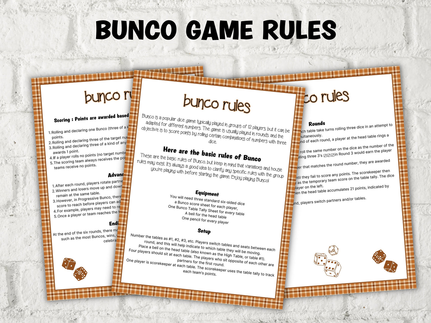 Fall Bunco Card I Thanksgiving Printable Bunco cards I Bunco Score Cards I Bunco Score sheet I Bunco Tally Sheet I I November Bunco I TH01-Thanksgiving -TheHustlingCatLady-Party Games