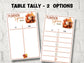 Bunco Score Cards I Thanksgiving Printable Bunco cards I Bunco Score sheet I Bunco Tally Sheet I Fall Bunco Card I November Bunco I TH01-Thanksgiving -TheHustlingCatLady-Party Games