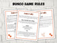 Bunco Score Cards I Thanksgiving Printable Bunco cards I Bunco Score sheet I Bunco Tally Sheet I Fall Bunco Card I November Bunco I TH01-Thanksgiving -TheHustlingCatLady-Party Games