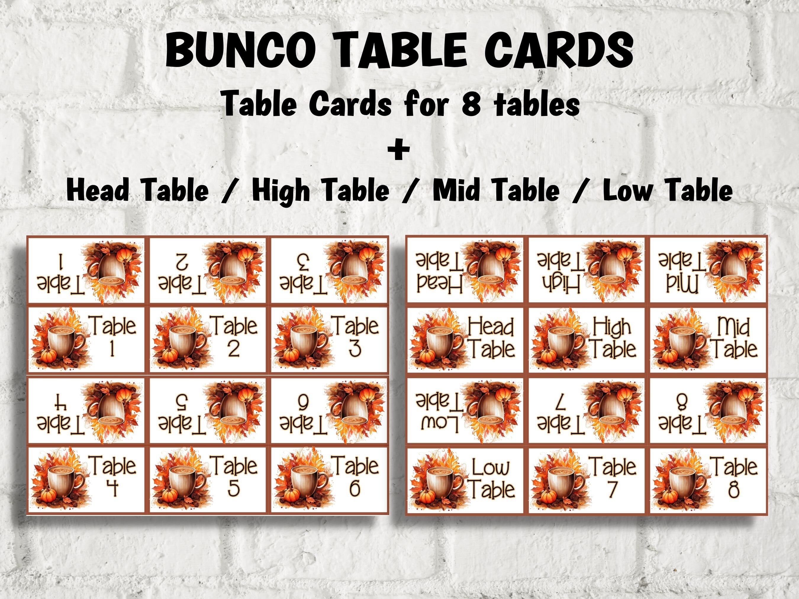 Bunco Score Cards I Thanksgiving Printable Bunco cards I Bunco Score sheet I Bunco Tally Sheet I Fall Bunco Card I November Bunco I TH01-Thanksgiving -TheHustlingCatLady-Party Games