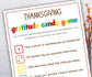 Thanksgiving Gratitude Dice Game for Kids | Thanksgiving Dice Game | Kids Thanksgiving Activity | Family Gratitude Practice Game, candy game-Thanksgiving -TheHustlingCatLady-Party Games