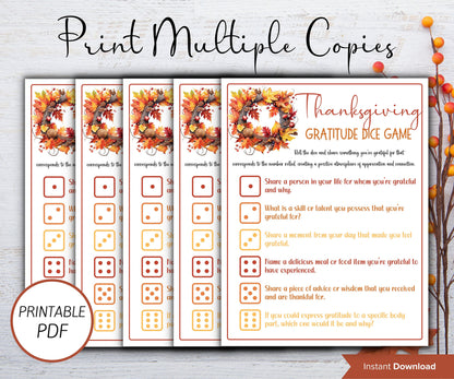 Thanksgiving journal prompts, family reunion game, game night, printable kids candy dice game, give thanks dinner, teacher thanksgiving-Thanksgiving -TheHustlingCatLady-Party Games