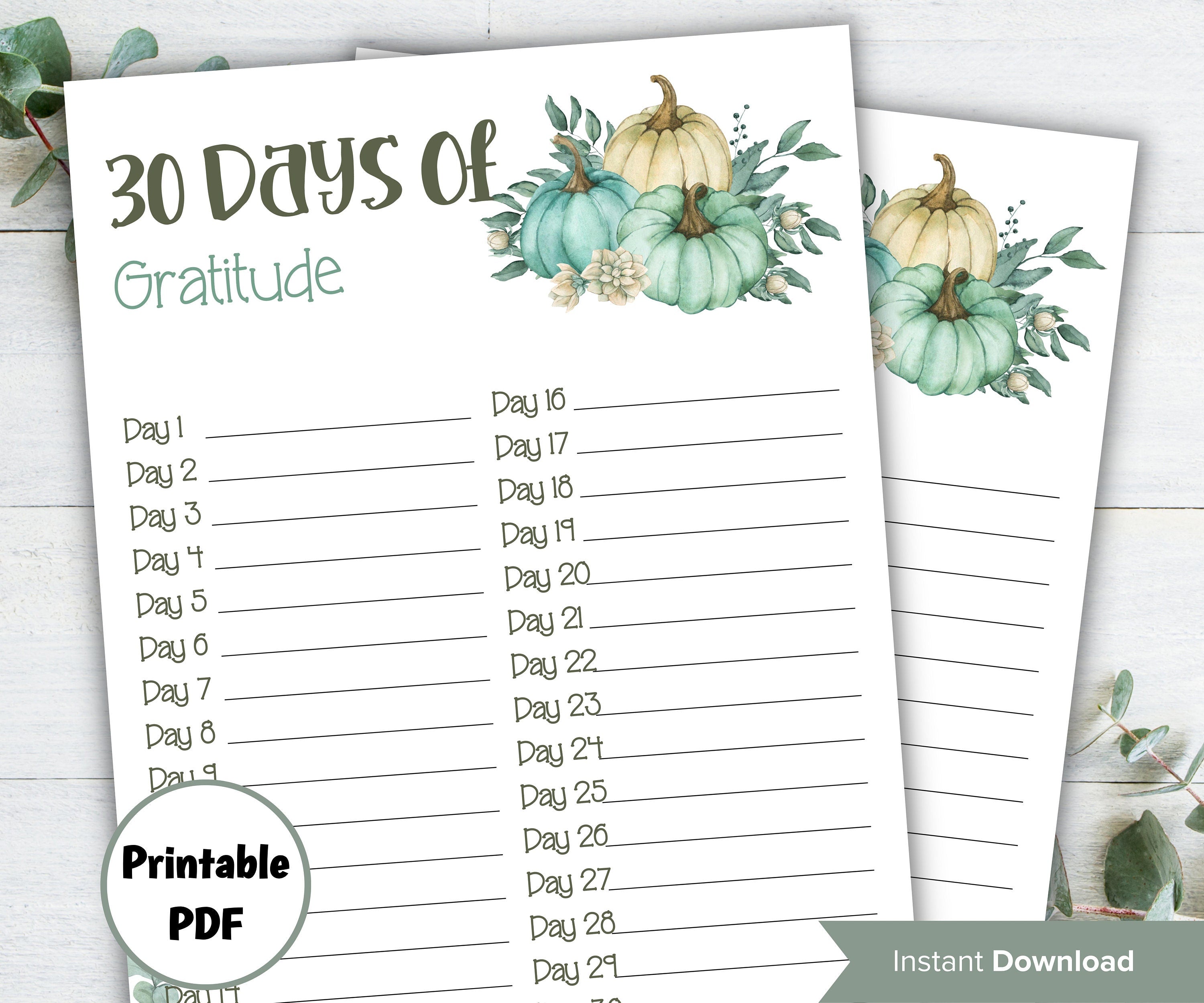 30 days of gratitude game I Thanksgiving Gratitude game I Gratitude Sheet I Gratitude Card I Kids Thanksgiving I Gratitude Journal-Thanksgiving -TheHustlingCatLady-Party Games